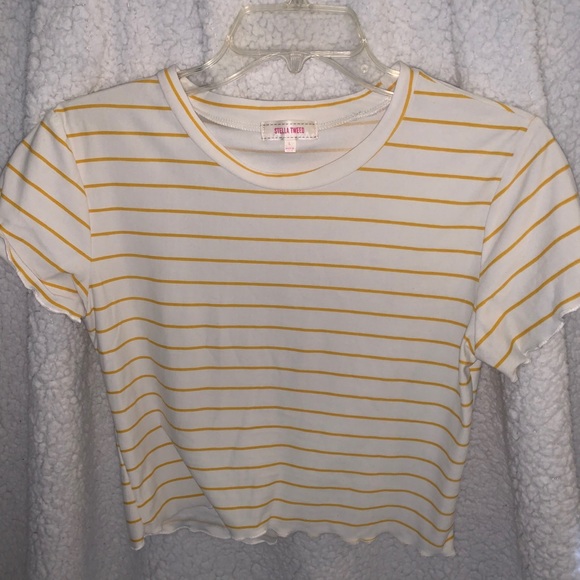 white and yellow crop top - Picture 2 of 3